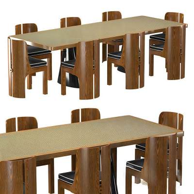 现代餐桌椅组合-183